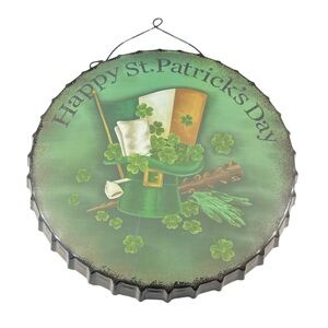 NEW Metal HAPPY ST PATRICK’DAY Sign 🇮🇪☘️🇮🇪